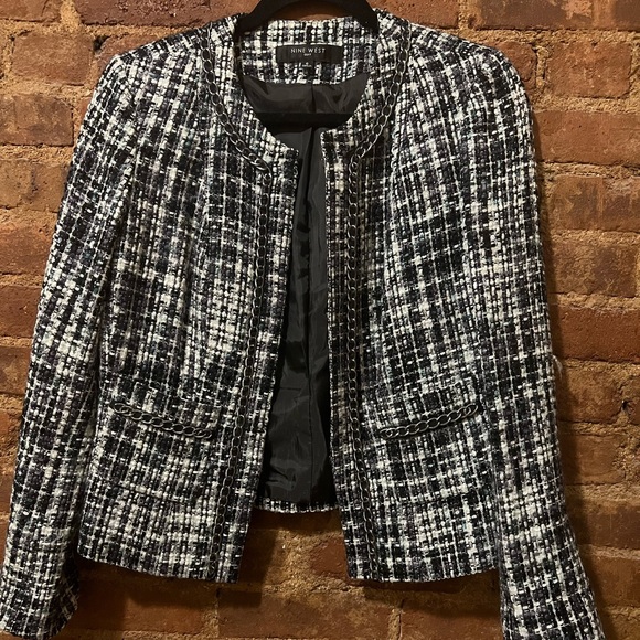 Nine west tweed suit jacket size 6 - Picture 5 of 13